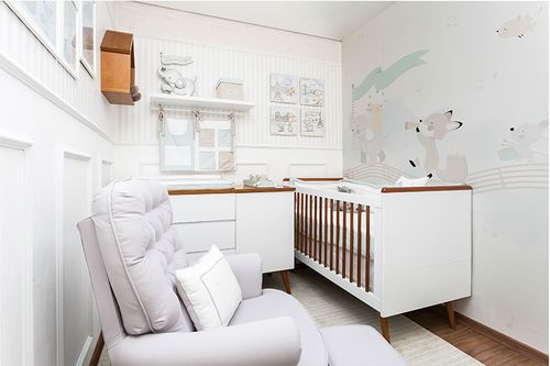 Quarto de Menino Banda de Animais Malva