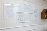 Quarto de Menino Banda de Animais Malva gravuras