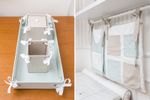 Quarto de Menino Banda de Animais Malva kit higiene