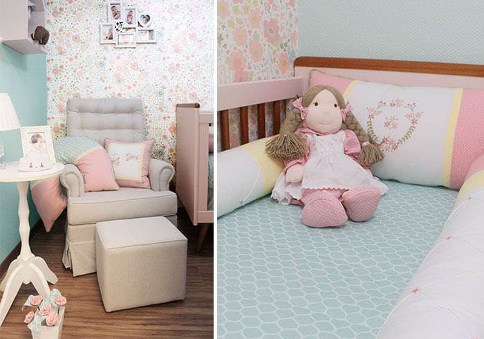 Quarto de Bebê Candy Baby cabeceira
