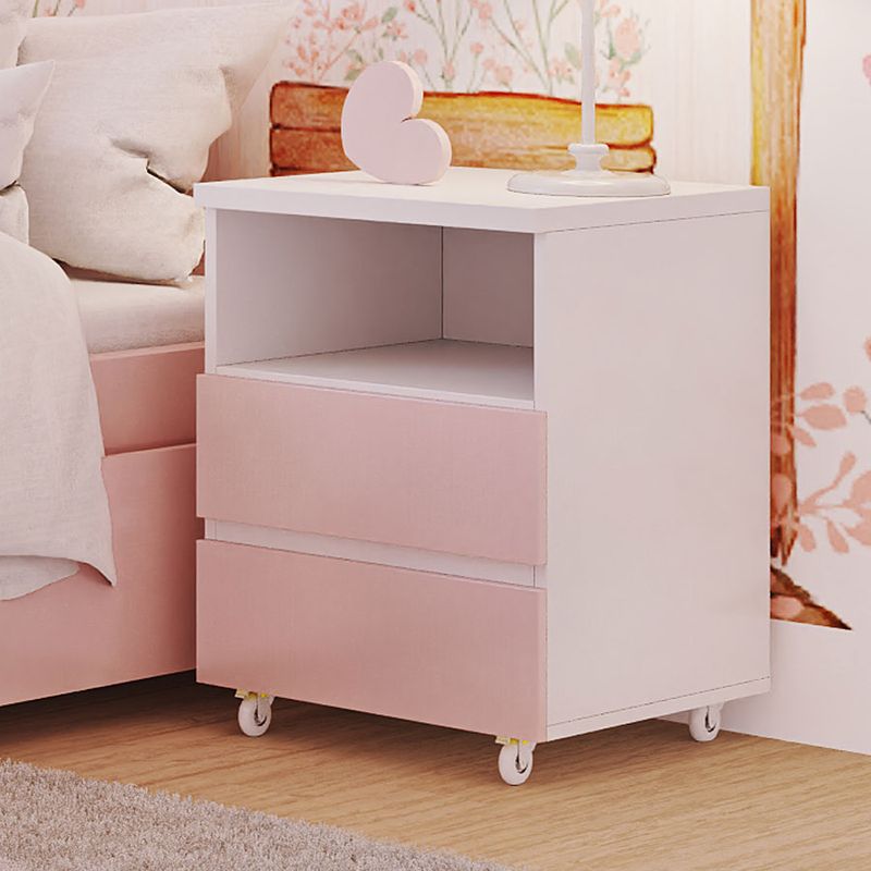 Mesa-de-Apoio-Up-2-Gavetas-Rosa-Claro-1