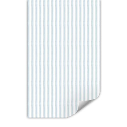 Papel de Parede Listra Média Aquarela Azul Claro
