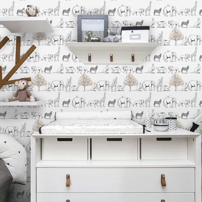 Papel-de-Parede-Animais-Bege-1