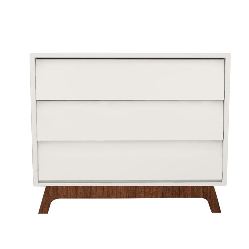 Comoda-de-Bebe-Raika-3-Gavetas-Branco-com-Pe-Mel-2