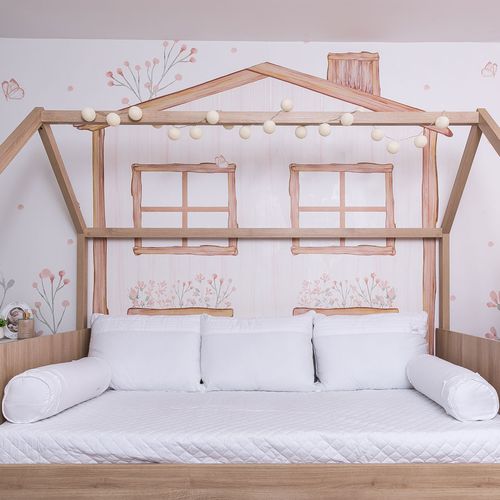 Kit Cama Garden Branco - 6 Peças