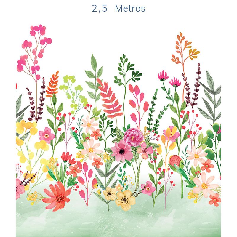 Mural-Flores-Candy-Verde-Folha-2