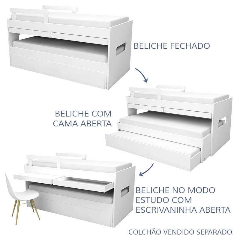 Beliche-Multi-com-Cama-Auxiliar-e-Mesa-de-Estudo-Rosa-2