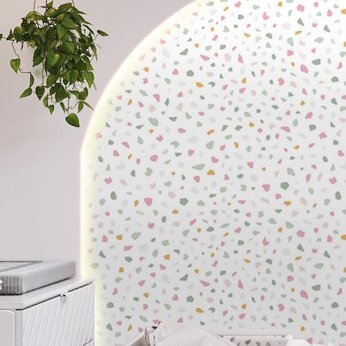 Papel de Parede Infantil Granilite Verde Seco