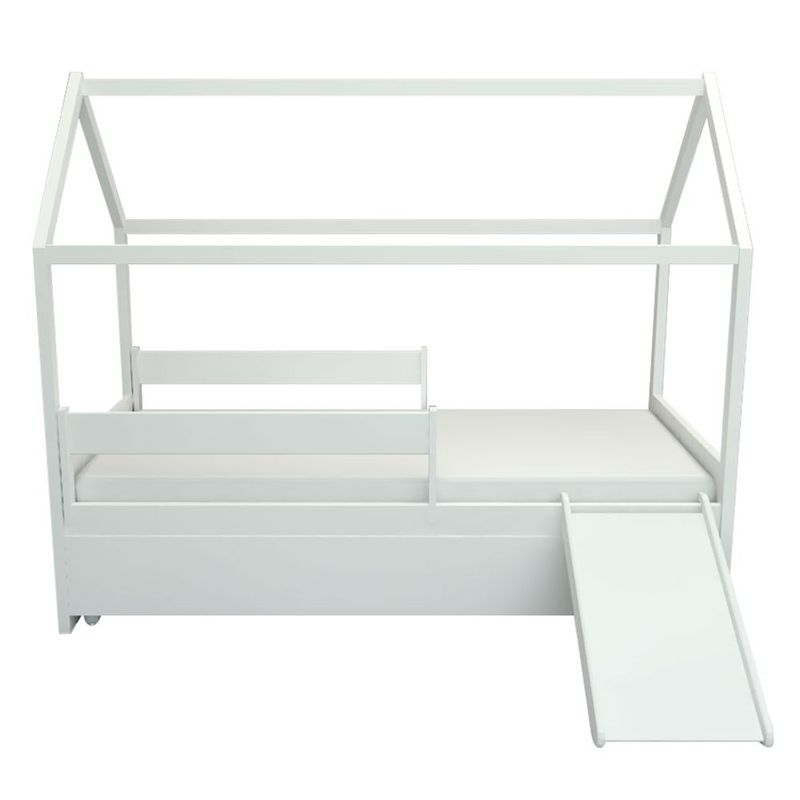 Cama-com-Casinha-Up-2-em-1-com-Cama-Auxiliar-e-Escorregador-Branco-2