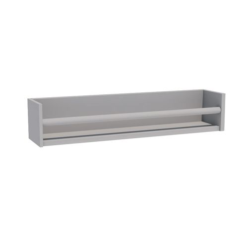Prateleira de Livro Up 60cm Cinza