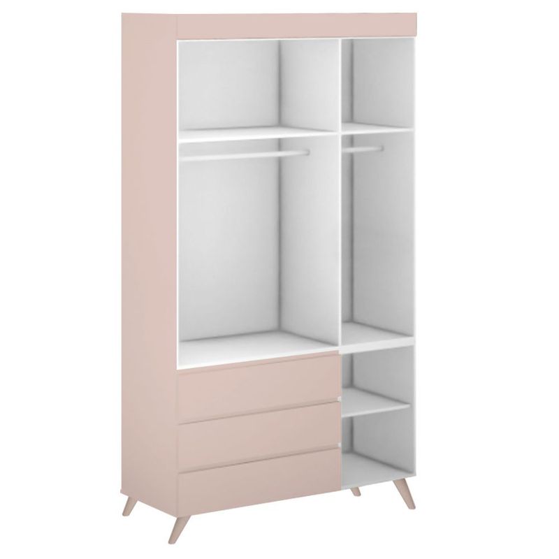 Guarda-Roupa-Infantil-Viena-Rosa-Claro-2