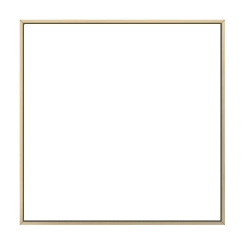 Moldura flutuante para canvas pinus - quadrada