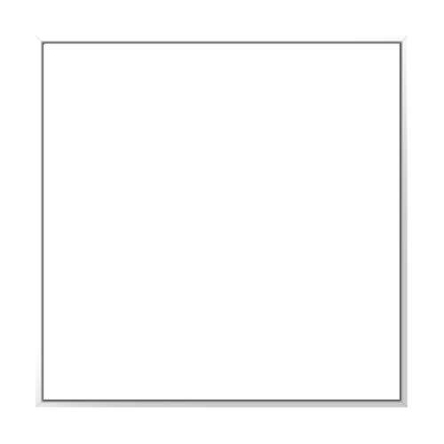Moldura flutuante para canvas branca - quadrada
