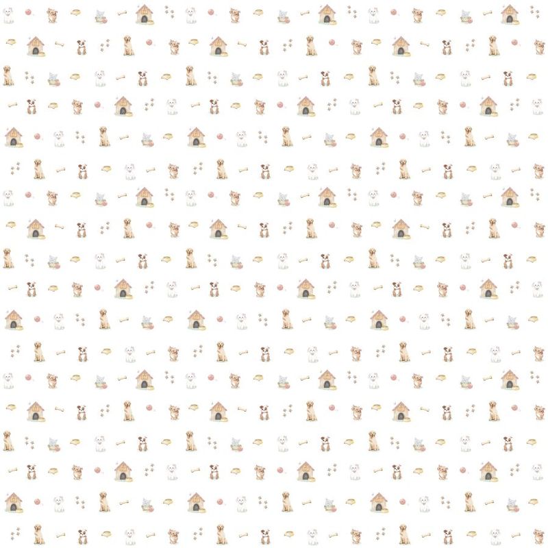Papel-de-Parede-Cachorrinhos-Rosa-3