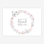 Quadro-Infantil-Aquarela-Guirlanda-Loved-Cinza-1