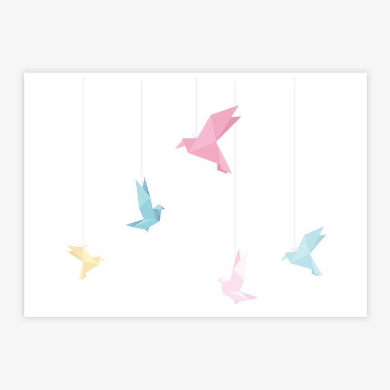 Quadro-Infantil-Passaros-Origami-Tifany-Horizontal-1
