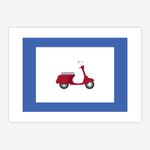 Quadro-Infantil-Lambreta-Vermelho-1