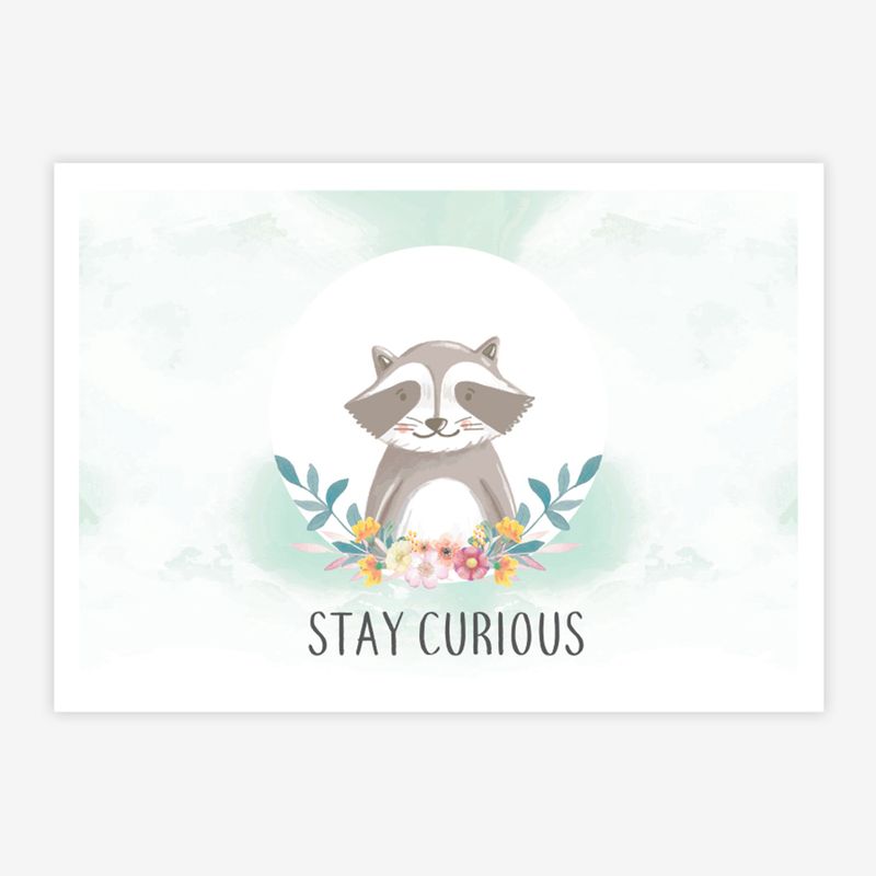 Quadro-Infantil-Esquilo-Stay-Curious-Malva-1