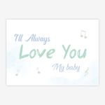 Quadro-Infantil-I-ll-Always-Love-You-My-Baby-Azul-1