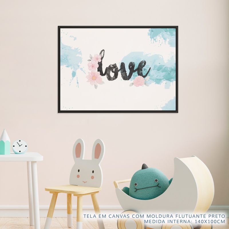 Quadro-Infantil-Aquarela-Love-Tifany-Horizontal-2