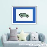 Quadro-Infantil-Jipe-Verde-2