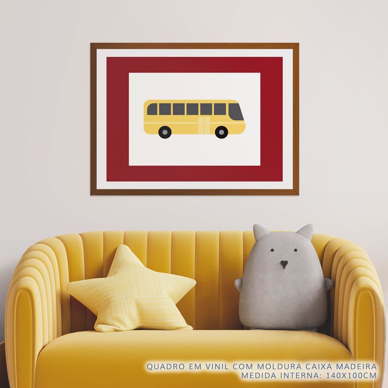 Quadro-Infantil-Onibus-Amarelo-2