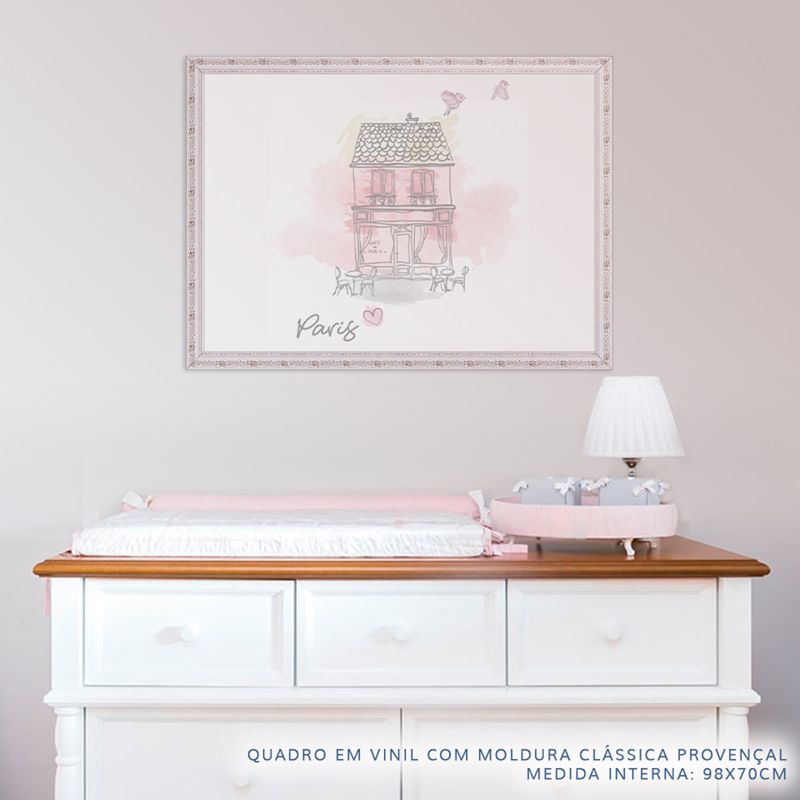 Quadro-Infantil-Paris-Rosa-Horizontal-2