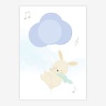 Quadro-Infantil-Coelho-com-Baloes-Azul-1