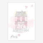 Quadro-Infantil-Paris-Rosa-Vertical-1