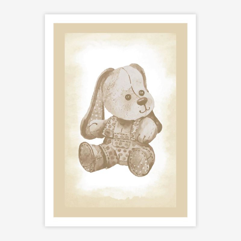 Quadro-Infantil-Cachorro-Classic-Bege-1