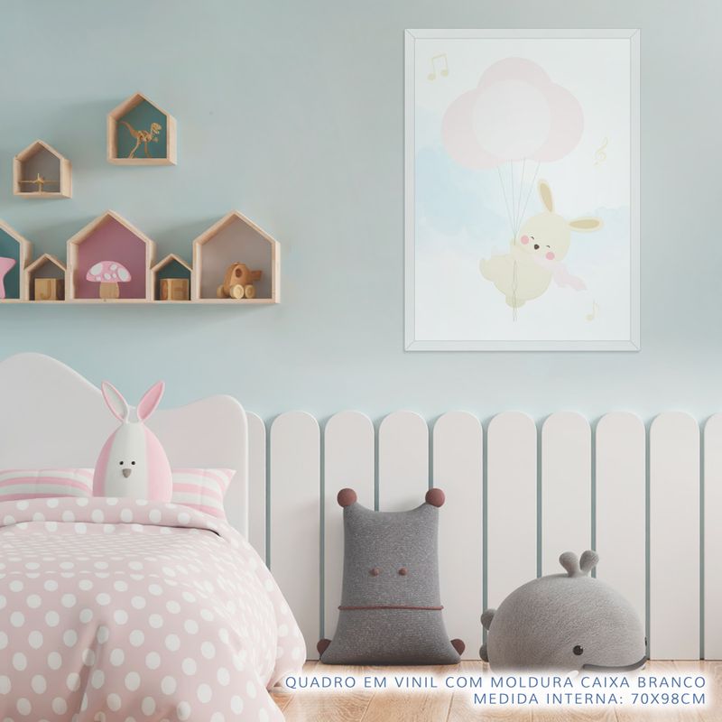 Quadro-Infantil-Coelho-com-Baloes-Salmao-2