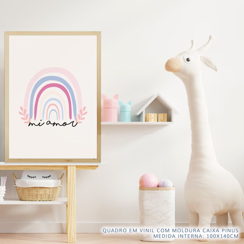 Quadro-Infantil-Mi-Amor-Rosa-2