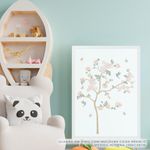 Quadro-Infantil-Jardim-Liv-Arvore-Rosa-2