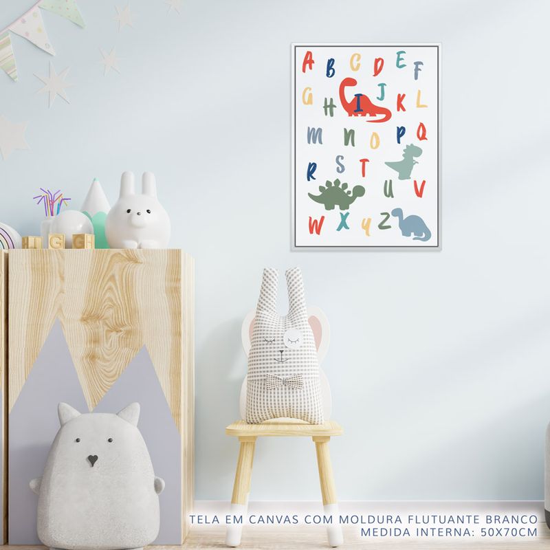 Quadro-Infantil-Dino-ABC-Color-2