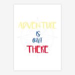 Quadro-Infantil-Adventure-Is-Out-There-Vermelho-1