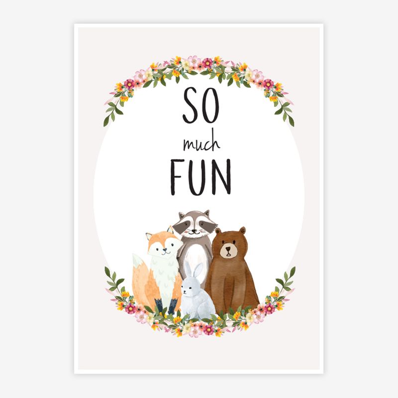 Quadro-Infantil-Animais-So-Much-Fun-Cru-1