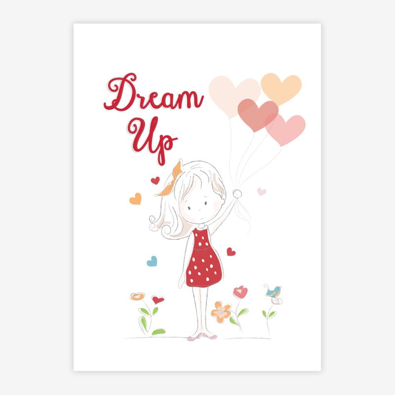 Quadro-Infantil-Lolla-Dream-Up-Vermelho-1