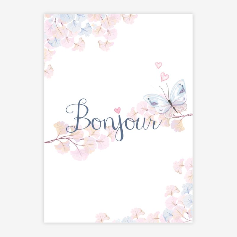 Quadro-Infantil-Aquarela-Flores-Bonjour-Azul-1