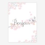 Quadro-Infantil-Aquarela-Flores-Bonjour-Cinza-1
