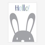 Quadro-Infantil-Coelho-Hello-Azul-1