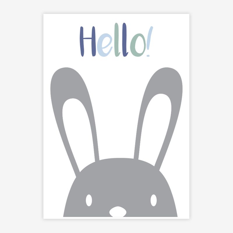 Quadro-Infantil-Coelho-Hello-Azul-1