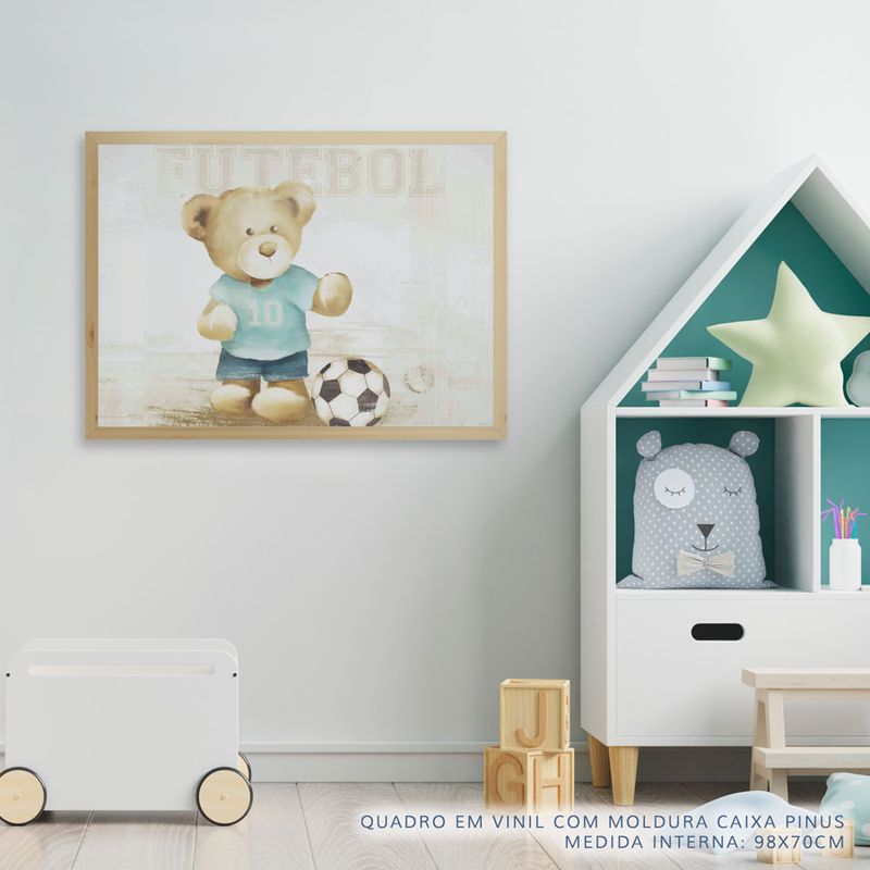 Quadro-Infantil-Urso-Futebol-Malva-2