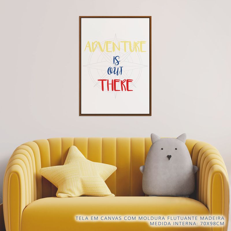 Quadro-Infantil-Adventure-Is-Out-There-Vermelho-2