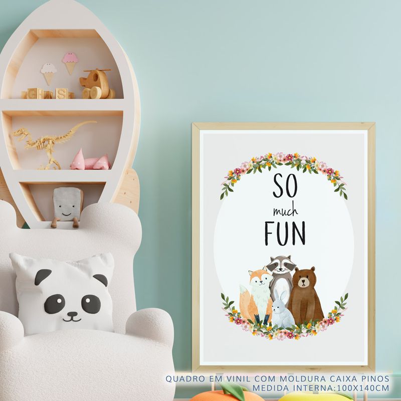 Quadro-Infantil-Animais-So-Much-Fun-Cru-2
