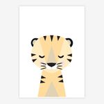 Quadro-Infantil-Tigre-Moderno-Amarelo-1