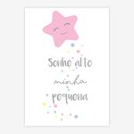 Quadro-Infantil-Estrela-Sonhe-Alto-Minha-Pequena-Rosa-1