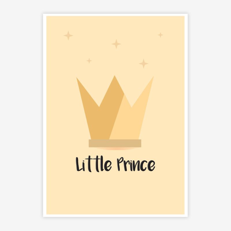 Quadro-Infantil-Coroa-Amarelo-1