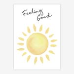 Quadro-Infantil-Sol-Feeling-Good-Amarelo-1