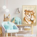 Quadro-Infantil-Leao-Filhote-Bege-2