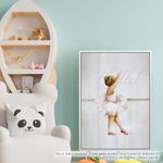 Quadro-Infantil-Bailarina-de-Lado-Rosa-2